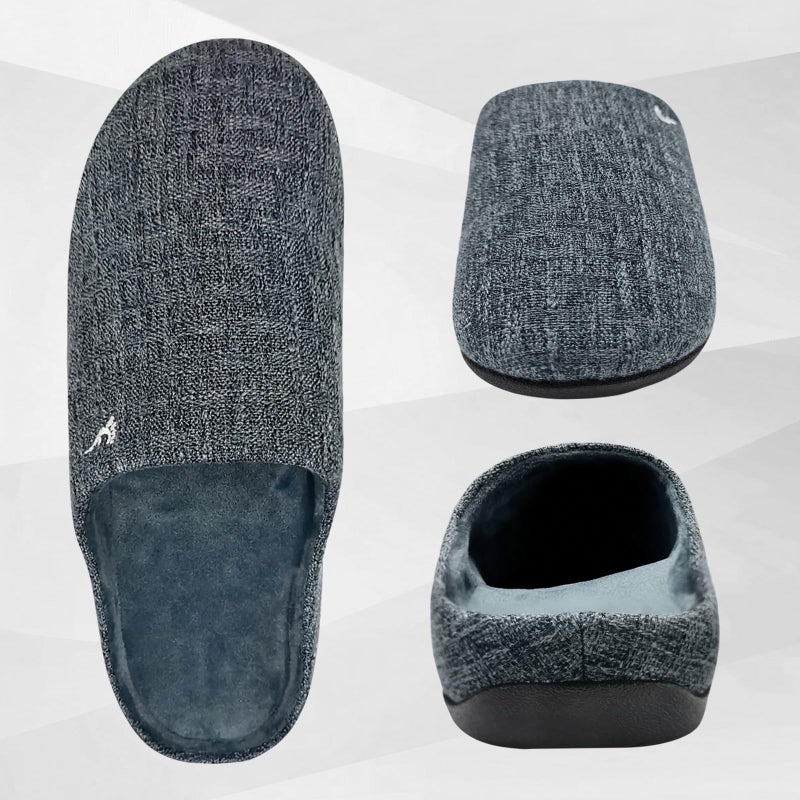 ERGOfoot Orthotic Slippers with Arch Support for Plantar Fasciitis Pain Relief, Comfortable Orthopedic Clog House Shoes with Indoor Outdoor Anti-Skid Rubber Sole - Image 5
